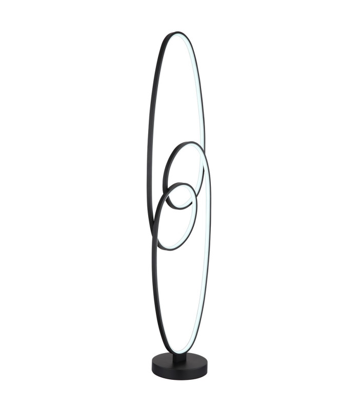 Spira LED Integrated Floor Lamp Matt Black 2x LED 2700-6500K-5