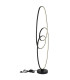 Spira LED Integrated Floor Lamp Matt Black 2x LED 2700-6500K-6
