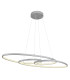 Spira Pendant Ceiling Light Silver Colored Matt 2x LED 2700-6500K-1