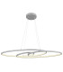 Spira Pendant Ceiling Light Silver Colored Matt 2x LED 2700-6500K-3