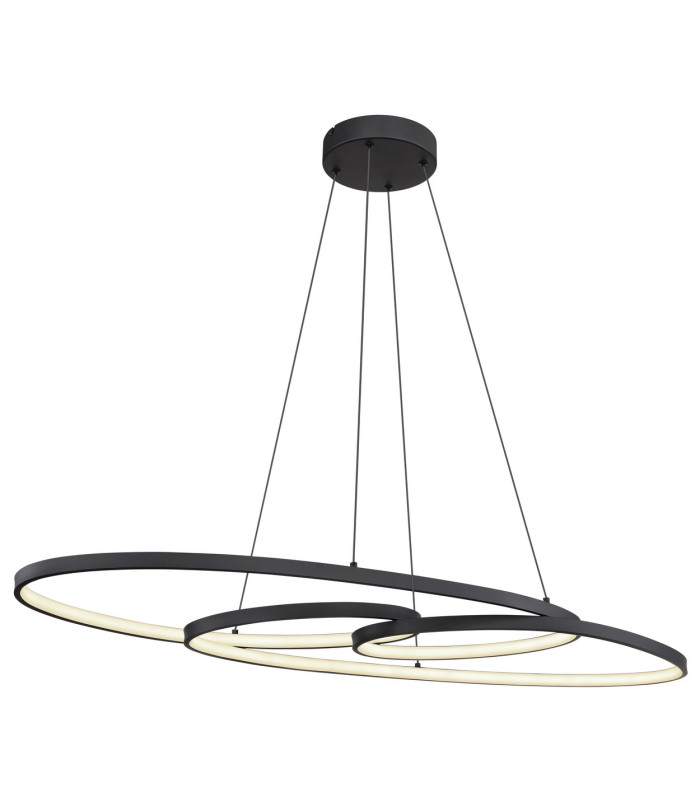 Spira Pendant Ceiling Light Matt Black 2x LED 2700-6500K-1