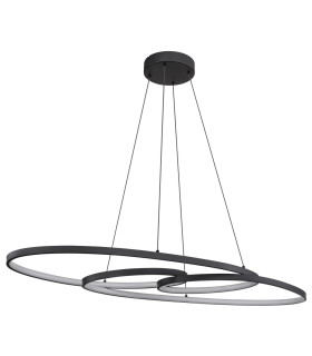 Spira Pendant Ceiling Light Matt Black 2x LED 2700-6500K-2