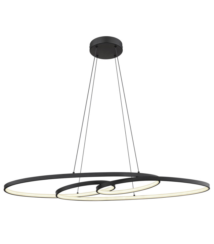Spira Pendant Ceiling Light Matt Black 2x LED 2700-6500K-3