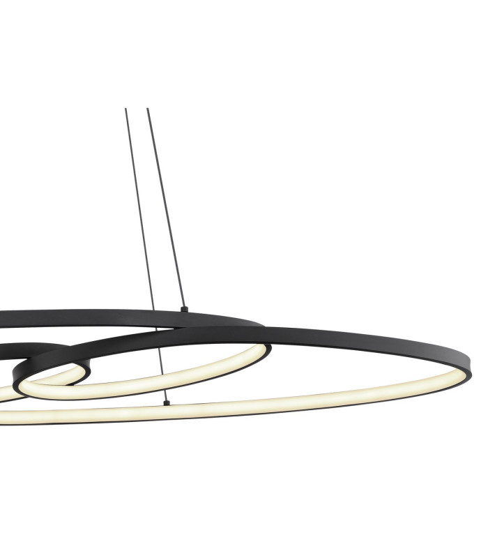 Spira Pendant Ceiling Light Matt Black 2x LED 2700-6500K-4