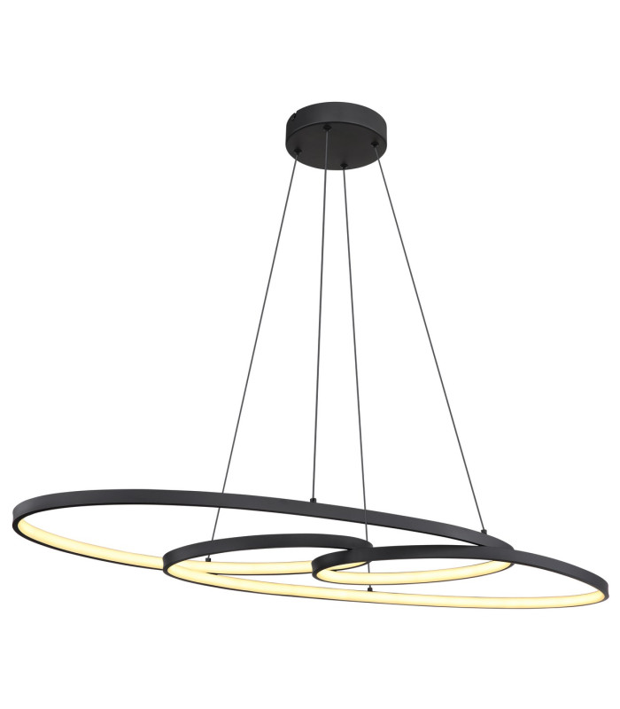 Spira Pendant Ceiling Light Matt Black 2x LED 2700-6500K-5