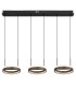 Della Pendant Ceiling Light Matt Black 3x LED 3000-6000K-3