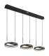Della Pendant Ceiling Light Matt Black 3x LED 3000-6000K-5