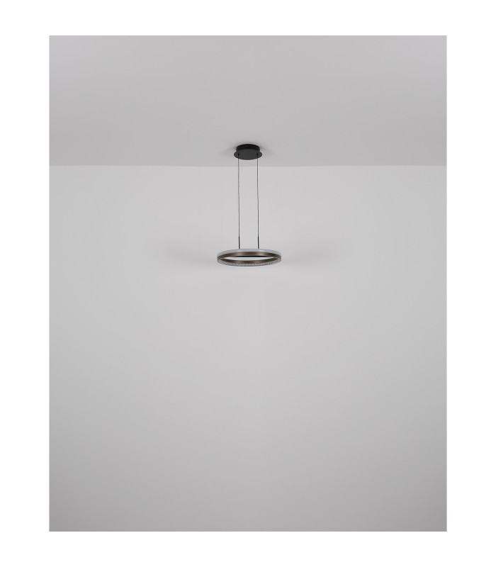 Della Pendant Ceiling Light Matt Black LED 3000-6000K-8