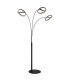 Della LED Integrated Floor Lamp Matt Black LED Dimmable 3000-6000K Touch Dimmer-1