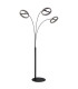 Della LED Integrated Floor Lamp Matt Black LED Dimmable 3000-6000K Touch Dimmer-2