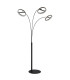 Della LED Integrated Floor Lamp Matt Black LED Dimmable 3000-6000K Touch Dimmer-5