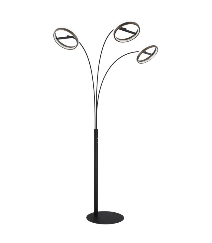 Della LED Integrated Floor Lamp Matt Black LED Dimmable 3000-6000K Touch Dimmer-5