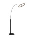 Della LED Integrated Floor Lamp Matt Black LED Dimmable 3000-6000K-1