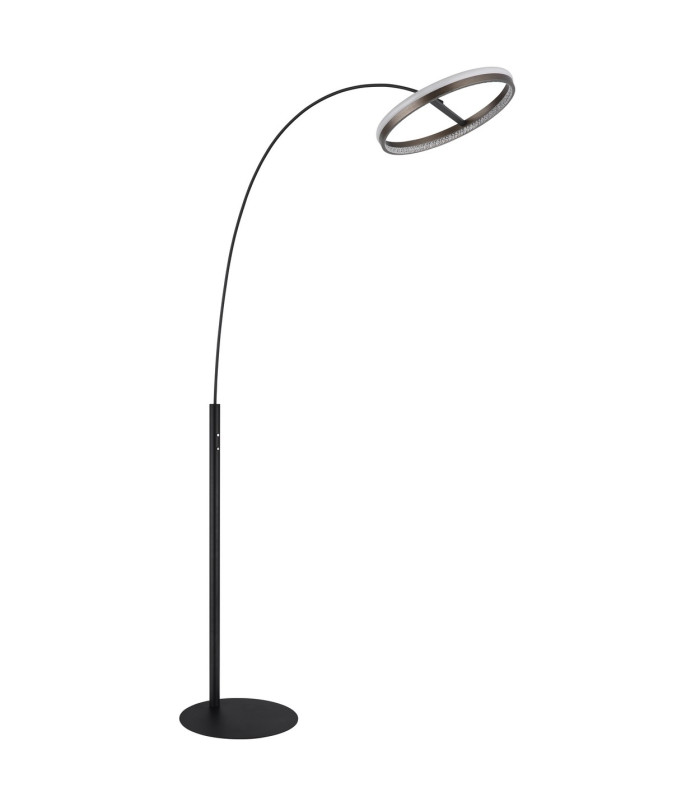 Della LED Integrated Floor Lamp Matt Black LED Dimmable 3000-6000K-2