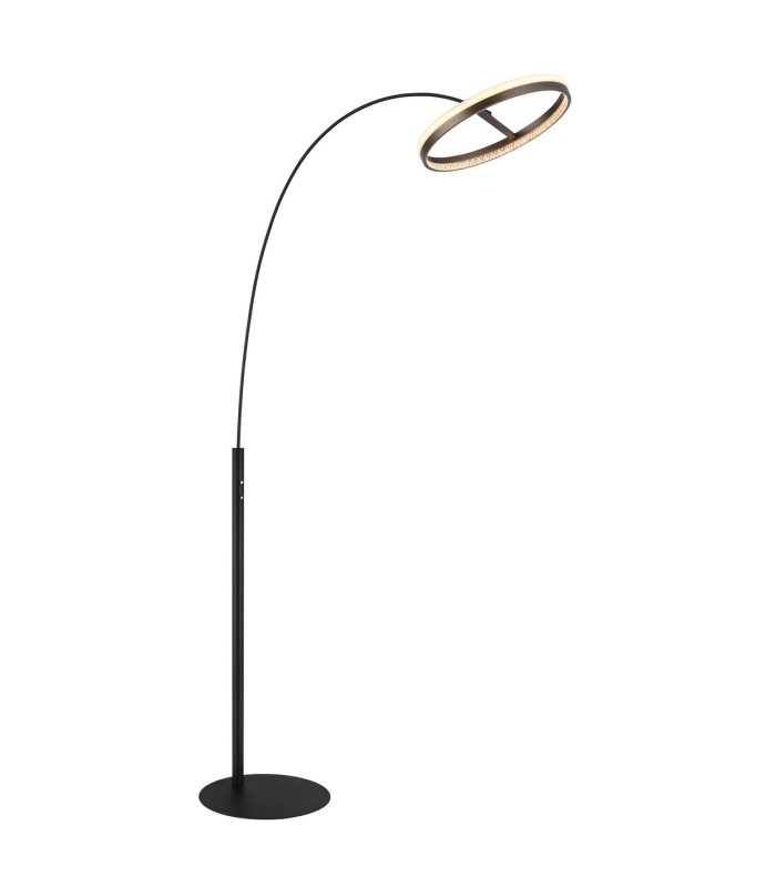 Della LED Integrated Floor Lamp Matt Black LED Dimmable 3000-6000K-4