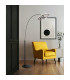Della LED Integrated Floor Lamp Matt Black LED Dimmable 3000-6000K-10