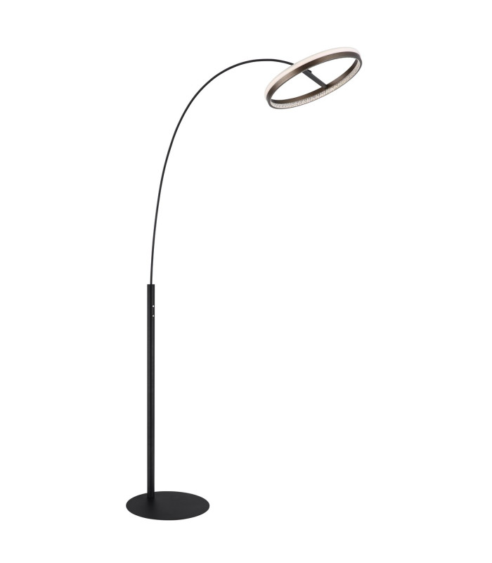 Della LED Integrated Floor Lamp Matt Black LED Dimmable 3000-6000K-11