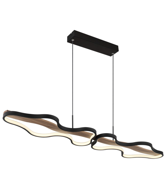 Bezzy Pendant Ceiling Light Matt Black LED Dimmable 2700-6000K Remote Control-1