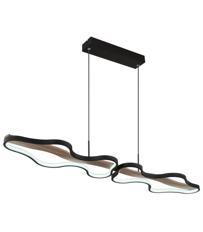 Bezzy Pendant Ceiling Light Matt Black LED Dimmable 2700-6000K Remote Control-6