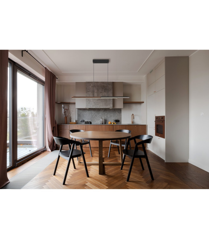 Quito Pendant Ceiling Light Matt Black LED 4000K-8