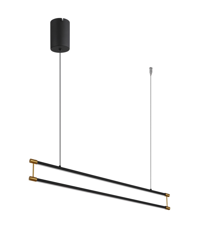 Kayson 84cm Pendant Ceiling Light Matt Black LED 3000K-2