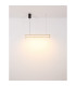 Kayson 84cm Pendant Ceiling Light Matt Black LED 3000K-5