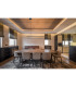 Kayson 84cm Pendant Ceiling Light Matt Black LED 3000K-7