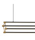 Kayson 104cm Pendant Ceiling Light Matt Black LED 3000K-4