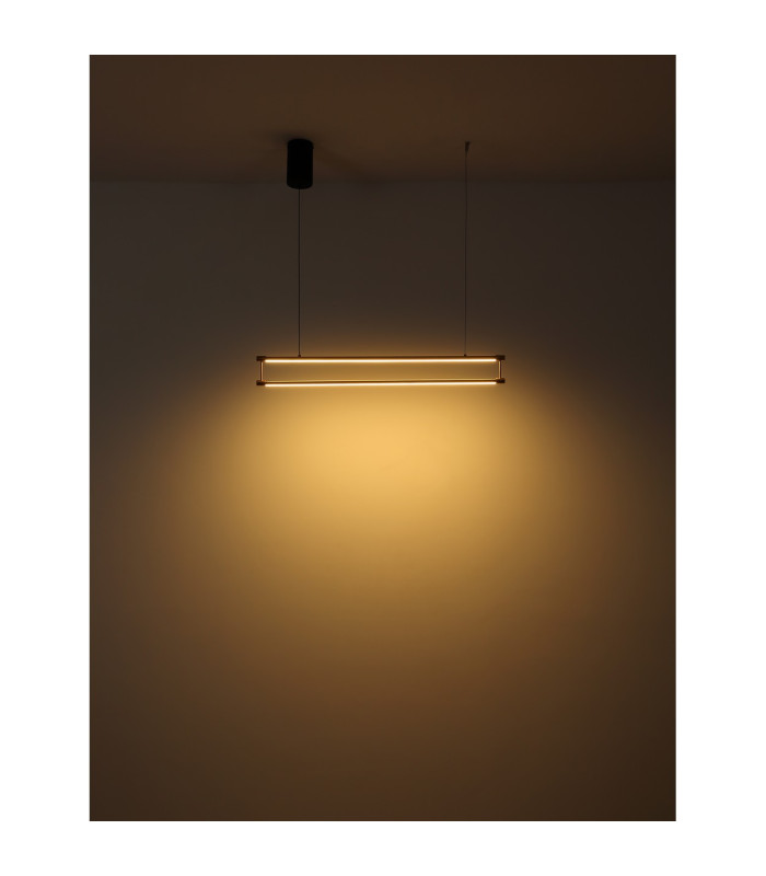 Kayson 104cm Pendant Ceiling Light Matt Black LED 3000K-5
