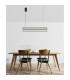 Kayson 104cm Pendant Ceiling Light Matt Black LED 3000K-8