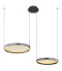 Briggs Pendant Ceiling Light Matt Black 2x LED Dimmable 2700-6000K Remote Control-4