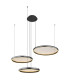 Briggs Pendant Ceiling Light Matt Black 3x LED Dimmable 2700-6000K Remote Control-4