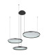 Briggs Pendant Ceiling Light Matt Black 3x LED Dimmable 2700-6000K Remote Control-5