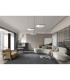 Briggs Pendant Ceiling Light Matt Black 3x LED Dimmable 2700-6000K Remote Control-10