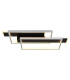 Finnley Integrated LED Semi Flush Ceiling Light Matt Black LED 3000K-3