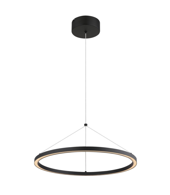 Grenvix Pendant Ceiling Light Matt Black LED 3000K-8