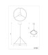 Grenvix Pendant Ceiling Light Matt Black LED 3000K-9