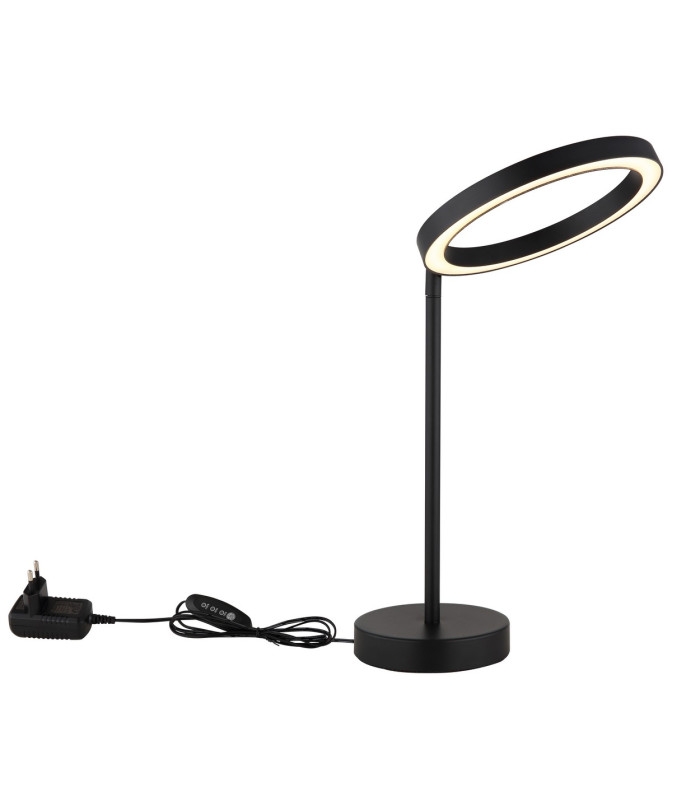 Grenvix Integrated LED Table Lamp Matt Black LED 3000K-4
