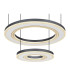 Blasius Twin Ring Pendant Ceiling Light Black 2x LED Dimmable 2700-6000K Remote Control-4