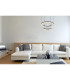Blasius Twin Ring Pendant Ceiling Light Black 2x LED Dimmable 2700-6000K Remote Control-8