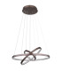 Ralph Pendant Ceiling Light Coffee Colored Matt 3x LED Dimmable 3000K-2
