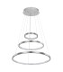 Ralph Pendant Ceiling Light Nickel Matt 3x LED Dimmable 3000K-2