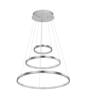 Ralph Pendant Ceiling Light Nickel Matt 3x LED Dimmable 3000K-2