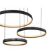 Halli Pendant Ceiling Light Matt Black 3x LED Dimmable 2700-6000K Remote Control-4
