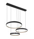 Halli Pendant Ceiling Light Matt Black 3x LED Dimmable 2700-6000K Remote Control-6