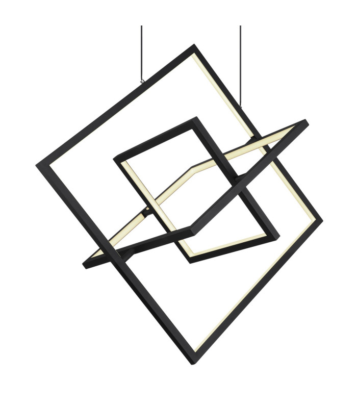 Wolfhard Pendant Ceiling Light Matt Black 3x LED Dimmable 2700-6000K Remote Control-4