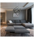 Wolfhard Pendant Ceiling Light Matt Black 3x LED Dimmable 2700-6000K Remote Control-8