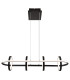 Wolfhard Rings Pendant Ceiling Light Matt Black 4x LED Dimmable 2700-6000K Remote Control-3