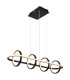 Wolfhard Rings Pendant Ceiling Light Matt Black 4x LED Dimmable 2700-6000K Remote Control-5