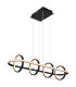Wolfhard Rings Pendant Ceiling Light Matt Black 4x LED Dimmable 2700-6000K Remote Control-13